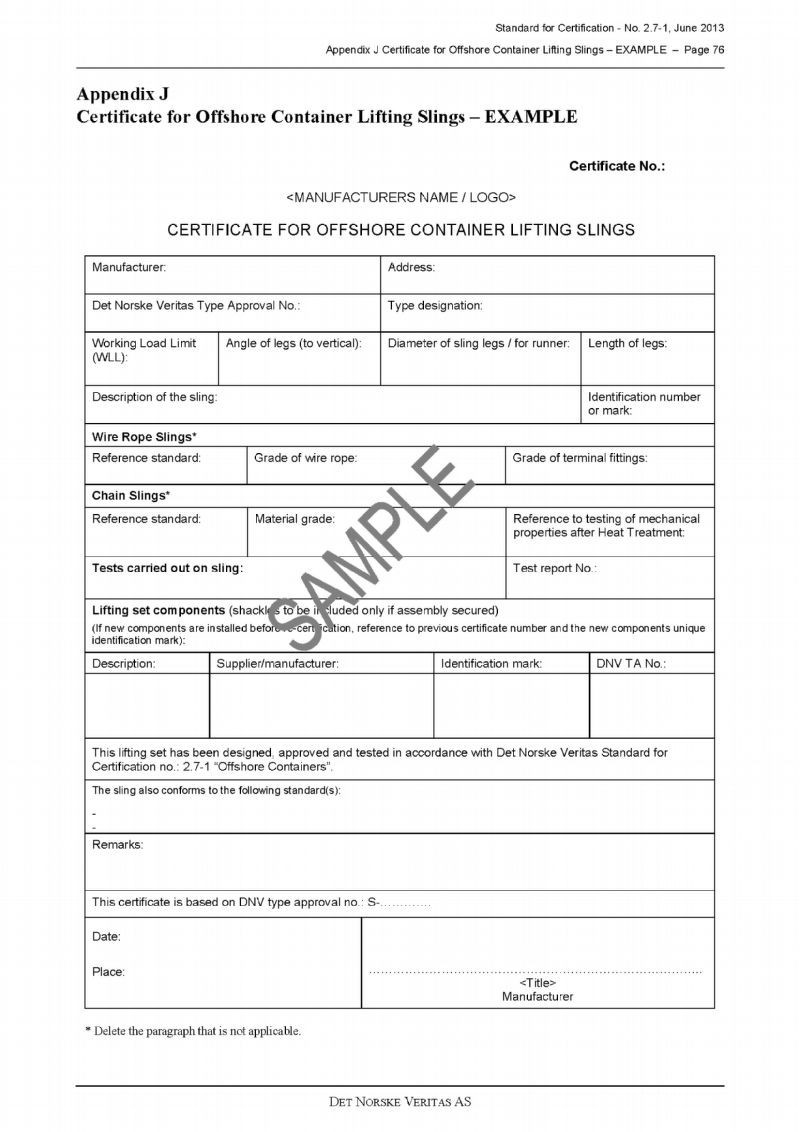 Container Sling Set high quality