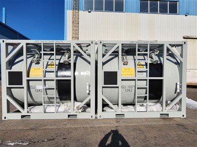 10 pēdu skābes tvertne ar oderi