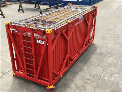 180BBL uzglabāšanas tvertne