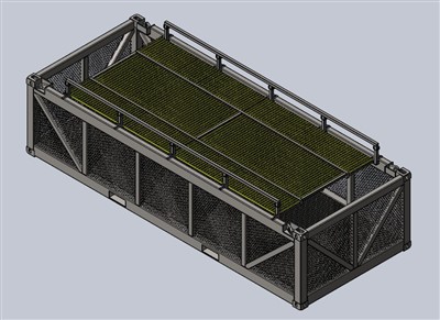 DNV konteineru konstrukcijas projektēšana un aprēķins